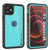 iPhone 12 Waterproof IP68 Case, Punkcase [Teal] [StudStar Series] [Slim Fit] (Color in image: Teal)