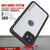 iPhone 12 Waterproof IP68 Case, Punkcase [White] [StudStar Series] [Slim Fit] [Dirtproof] (Color in image: Teal)