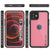 iPhone 12 Waterproof IP68 Case, Punkcase [Pink] [StudStar Series] [Slim Fit] [Dirtproof] (Color in image: White)