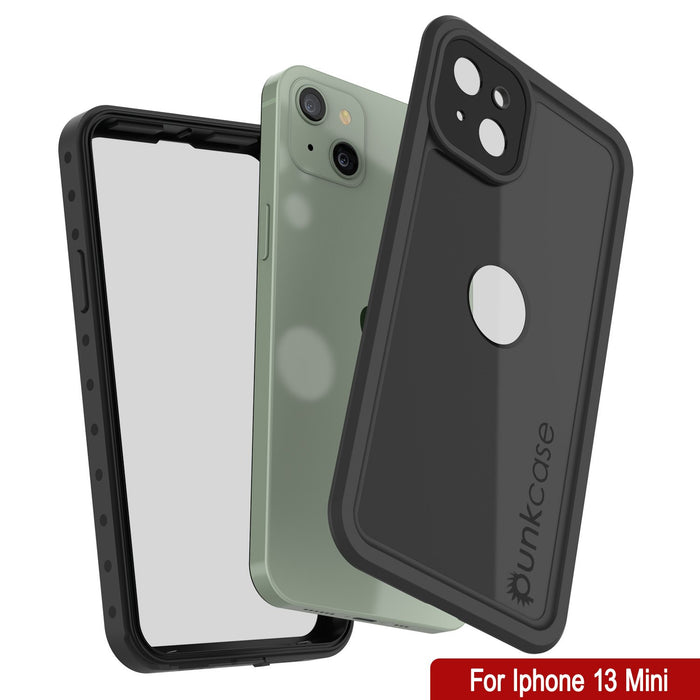 iPhone 13 Mini Waterproof IP68 Case, Punkcase [Black] [StudStar Series] [Slim Fit] (Color in image: Teal)
