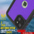 iPhone 13 Mini Waterproof IP68 Case, Punkcase [Purple] [StudStar Series] [Slim Fit] [Dirtproof] (Color in image: Clear)