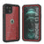 iPhone 13 Mini Waterproof IP68 Case, Punkcase [Red] [StudStar Series] [Slim Fit] (Color in image: Red)