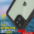 iPhone 13 Mini Waterproof IP68 Case, Punkcase [Clear] [StudStar Series] [Slim Fit] [Dirtproof] (Color in image: White)