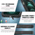 iPhone 13 Mini Waterproof IP68 Case, Punkcase [Light green] [StudStar Series] [Slim Fit] [Dirtproof] (Color in image: Teal)