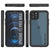 iPhone 13 Pro Max Waterproof IP68 Case, Punkcase [Clear] [StudStar Series] [Slim Fit] [Dirtproof] (Color in image: Light Blue)