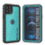 iPhone 13 Pro Max Waterproof IP68 Case, Punkcase [Teal] [StudStar Series] [Slim Fit] (Color in image: Teal)