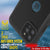iPhone 13 Pro Max Waterproof IP68 Case, Punkcase [Black] [StudStar Series] [Slim Fit] (Color in image: White)