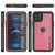 iPhone 13 Pro Max Waterproof IP68 Case, Punkcase [Pink] [StudStar Series] [Slim Fit] [Dirtproof] (Color in image: Purple)