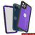 iPhone 13 Pro Max Waterproof IP68 Case, Punkcase [Purple] [StudStar Series] [Slim Fit] [Dirtproof] (Color in image: White)