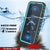 iPhone 13 Pro Waterproof IP68 Case, Punkcase [Teal] [StudStar Series] [Slim Fit] (Color in image: Black)