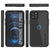 iPhone 13 Pro Waterproof IP68 Case, Punkcase [Black] [StudStar Series] [Slim Fit] (Color in image: Red)