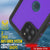iPhone 13 Pro Waterproof IP68 Case, Punkcase [Purple] [StudStar Series] [Slim Fit] [Dirtproof] (Color in image: Clear)