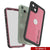iPhone 13 Waterproof IP68 Case, Punkcase [Pink] [StudStar Series] [Slim Fit] [Dirtproof] (Color in image: Red)