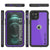 iPhone 13 Waterproof IP68 Case, Punkcase [Purple] [StudStar Series] [Slim Fit] [Dirtproof] (Color in image: Light Green)
