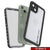 iPhone 13 Waterproof IP68 Case, Punkcase [White] [StudStar Series] [Slim Fit] [Dirtproof] (Color in image: Teal)