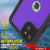 iPhone 13 Waterproof IP68 Case, Punkcase [Purple] [StudStar Series] [Slim Fit] [Dirtproof] (Color in image: Clear)