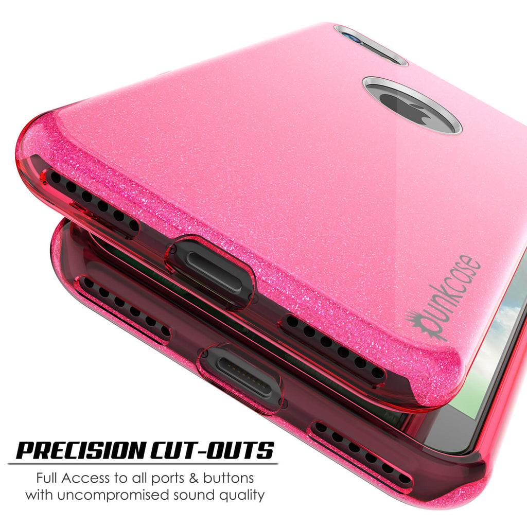 iPhone 6s/6 Case PunkCase Galactic Pink Series  Slim w/ Tempered Glass | Lifetime Warranty (Color in image: silver)