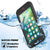 iPhone 7+ Plus Waterproof Case, Punkcase SpikeStar Black Series | Thin Fit 6.6ft Underwater IP68 (Color in image: red)