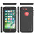 iPhone 7+ Plus Waterproof Case, Punkcase SpikeStar Black Series | Thin Fit 6.6ft Underwater IP68 (Color in image: teal)
