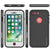 iPhone 7+ Plus Waterproof Case, Punkcase SpikeStar White Series | Thin Fit 6.6ft Underwater IP68 (Color in image: teal)
