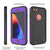 iPhone 7 Waterproof Case, Punkcase SpikeStar Purple Series | Thin Fit 6.6ft Underwater IP68 (Color in image: light blue)