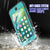 iPhone 7 Waterproof Case, Punkcase SpikeStar Teal Series | Thin Fit 6.6ft Underwater IP68 (Color in image: purple)