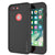 iPhone 8+ Plus Waterproof Case, Punkcase SpikeStar Black Series | Thin Fit 6.6ft Underwater IP68 (Color in image: black)