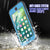 iPhone 8+ Plus Waterproof Case, Punkcase SpikeStar Light-Blue Series | Thin Fit 6.6ft Underwater IP68 (Color in image: purple)