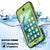 iPhone 8+ Plus Waterproof Case, Punkcase SpikeStar Light-Green Series | Thin Fit 6.6ft Underwater IP68 (Color in image: black)