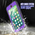 iPhone 8+ Plus Waterproof Case, Punkcase SpikeStar Purple Series | Thin Fit 6.6ft Underwater IP68 (Color in image: red)