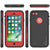 iPhone 8 Waterproof Case, Punkcase SpikeStar Red Series | Thin Fit 6.6ft Underwater IP68 (Color in image: teal)