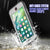 iPhone 8 Waterproof Case, Punkcase SpikeStar White Series | Thin Fit 6.6ft Underwater IP68 (Color in image: purple)
