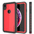 iPhone XR Waterproof IP68 Case, Punkcase [Red] [StudStar Series] [Slim Fit] (Color in image: red)