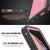 iPhone XR Waterproof IP68 Case, Punkcase [Pink] [StudStar Series] [Slim Fit] [Dirtproof] (Color in image: red)