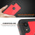 iPhone XR Waterproof IP68 Case, Punkcase [Red] [StudStar Series] [Slim Fit] (Color in image: teal)