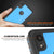 iPhone XR Waterproof IP68 Case, Punkcase [Light blue] [StudStar Series] [Slim Fit] [Dirtproof] (Color in image: Clear.)