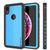 iPhone XR Waterproof IP68 Case, Punkcase [Light blue] [StudStar Series] [Slim Fit] [Dirtproof] (Color in image: light blue)