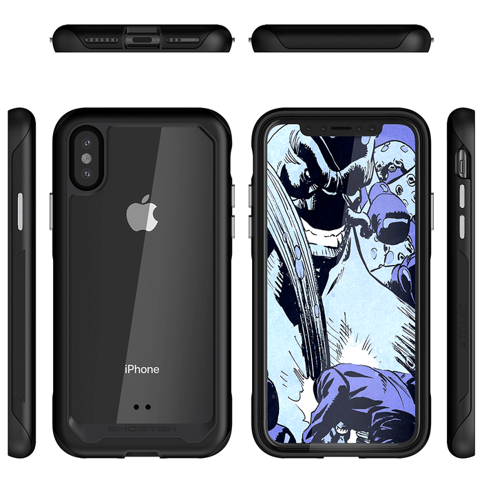iPhone Xs Max Case, Ghostek Atomic Slim 2 Series  for iPhone Xs Max Rugged Heavy Duty Case|BLACK (Color in image: Gold)