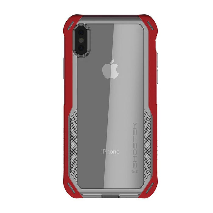 iPhone Xs Max Case, Ghostek Cloak 4 Series  for iPhone Xs Max / iPhone Pro Case | RED-CLEAR (Color in image: Pink)