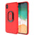 iPhone XS Max Case, Punkcase Magnetix Protective TPU Cover W/ Kickstand, Tempered Glass Screen Protector [Red] (Color in image: red)