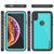 iPhone XS Max Waterproof IP68 Case, Punkcase [Teal] [StudStar Series] [Slim Fit] [Dirtproof] (Color in image: light blue)