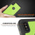 iPhone XS Max Waterproof IP68 Case, Punkcase [Light green] [StudStar Series] [Slim Fit] [Dirtproof] (Color in image: Clear.)
