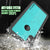 iPhone XS Max Waterproof IP68 Case, Punkcase [Teal] [StudStar Series] [Slim Fit] [Dirtproof] (Color in image: light green)