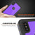 iPhone XS Max Waterproof IP68 Case, Punkcase [Purple] [StudStar Series] [Slim Fit] [Dirtproof] (Color in image: white)