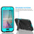 Galaxy S6 Waterproof Case, Punkcase SpikeStar Teal Water/Shock/Dirt/Snow Proof | Lifetime Warranty (Color in image: pink)