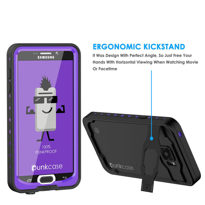Galaxy Note 5 Waterproof Case, PunkCase StudStar Purple Shock/Dirt/Snow Proof | Lifetime Warranty (Color in image: teal)