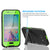 Galaxy S6 Waterproof Case, Punkcase SpikeStar Light Green Water/Shock/Dirt Proof | Lifetime Warranty (Color in image: teal)
