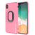 iPhone X Case, Punkcase Magnetix Protective TPU Cover W/ Kickstand, Tempered Glass Screen Protector [Pink] (Color in image: pink)
