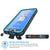 Galaxy Note 5 Waterproof Case, Punkcase StudStar Light Blue Shock/Dirt Proof | Lifetime Warranty (Color in image: light green)