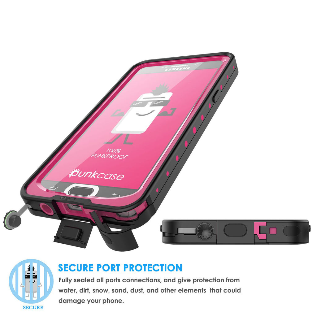 Galaxy Note 5 Waterproof Case, Punkcase StudStar Pink Shock/Dirt/Snow Proof | Lifetime Warranty (Color in image: light green)